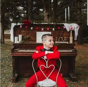 Boys Red 5 PC tuxedo